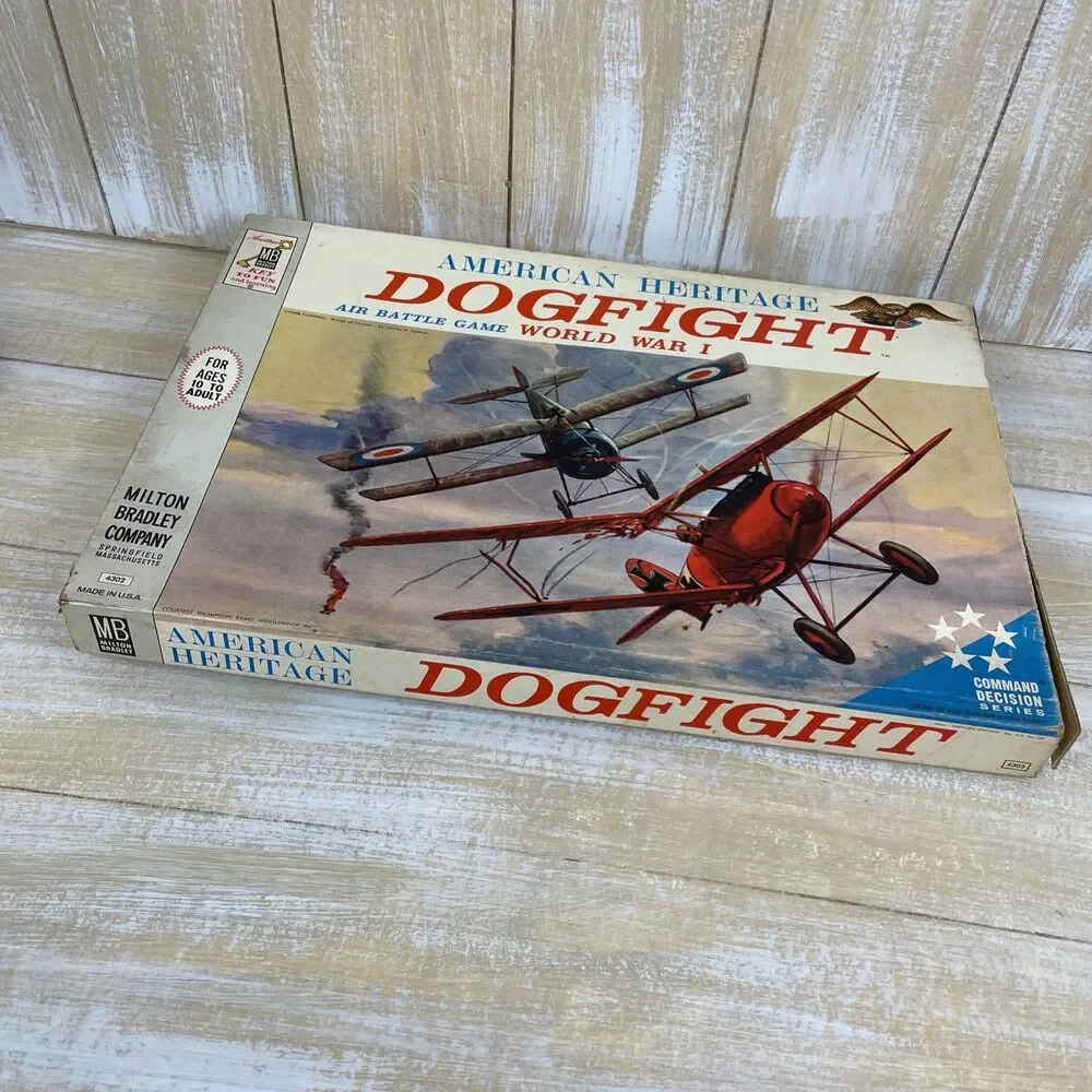 American Heritage Dogfight WWI Air Battle Game #4302 MB 1963 *Complete